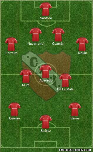 Independiente Formation 2012