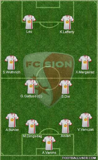 FC Sion Formation 2012