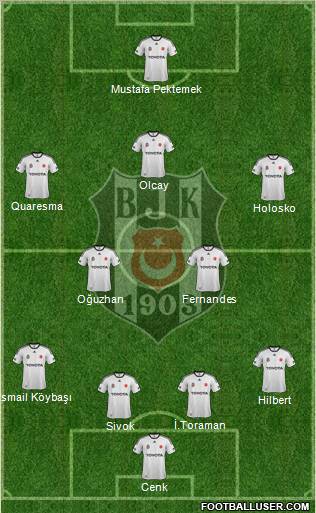 Besiktas JK Formation 2012