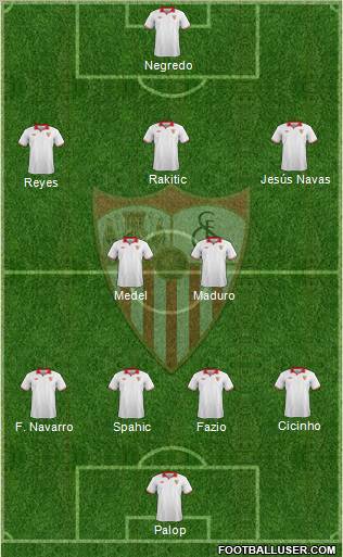 Sevilla F.C., S.A.D. Formation 2012
