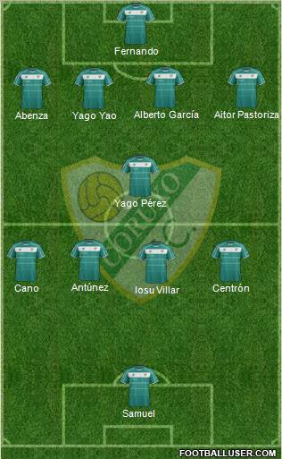 Coruxo F.C. Formation 2012