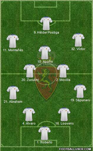 R. Zaragoza S.A.D. Formation 2012
