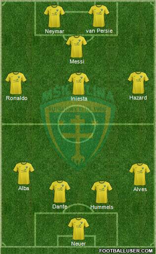 MSK Zilina Formation 2012