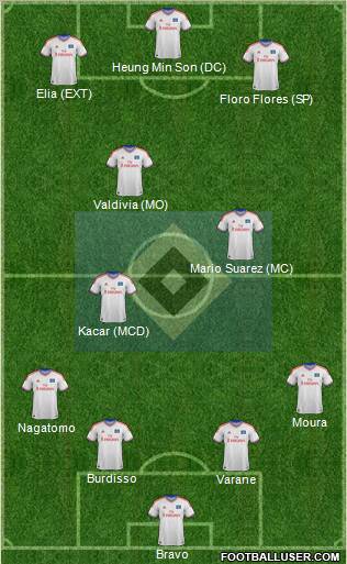 Hamburger SV Formation 2012
