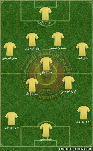 Espérance Sportive de Tunis football formation