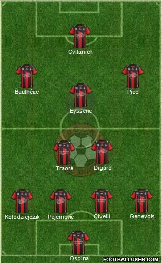 OGC Nice Côte d'Azur Formation 2012