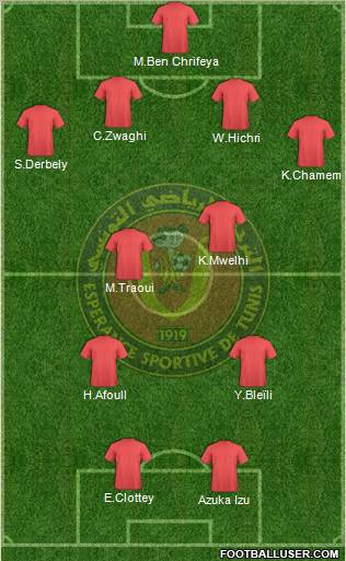 Espérance Sportive de Tunis football formation