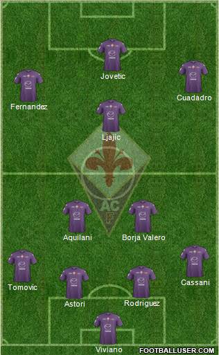 Fiorentina Formation 2012