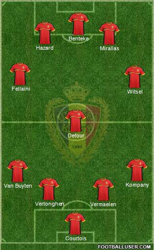 Belgium Formation 2012