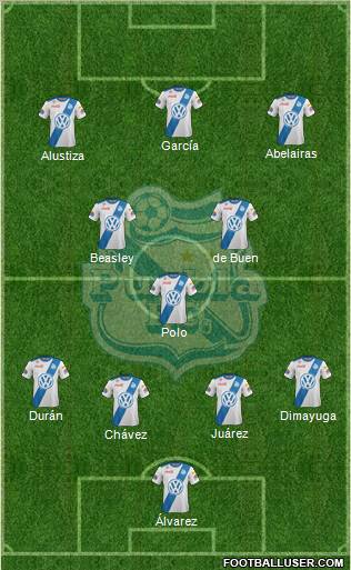 Club Puebla de la Franja Formation 2012
