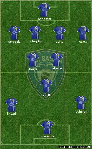 Sporting Club Bastia Formation 2012