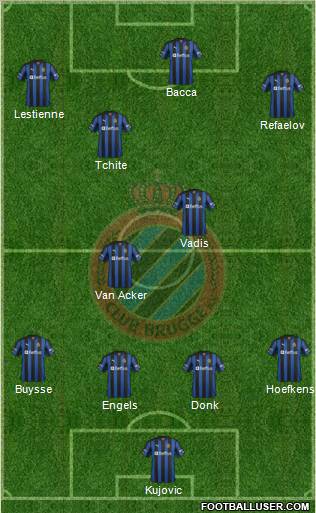 Club Brugge KV Formation 2012