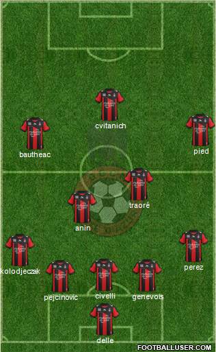 OGC Nice Côte d'Azur Formation 2012