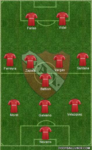 Independiente Formation 2012