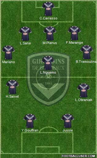 FC Girondins de Bordeaux Formation 2012