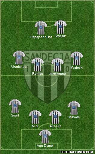Sandecja Nowy Sacz Formation 2012