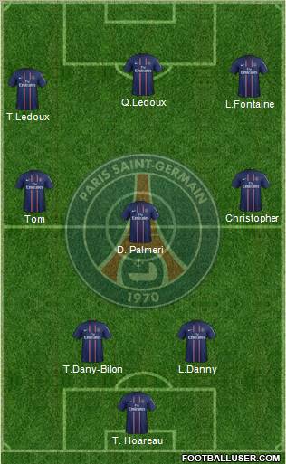 Paris Saint-Germain Formation 2012