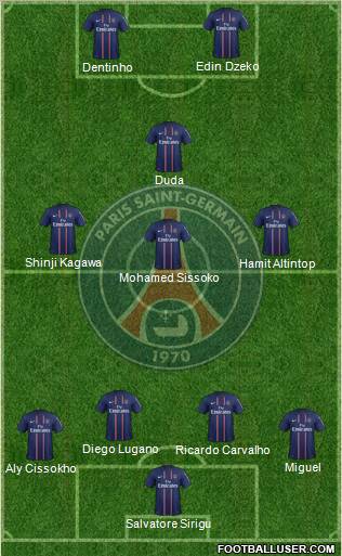 Paris Saint-Germain Formation 2012