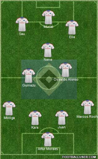 Hamburger SV Formation 2012