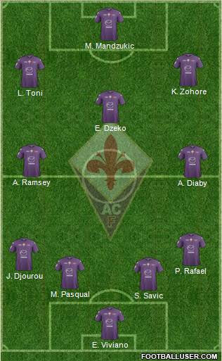 Fiorentina Formation 2012