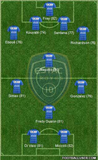 Esperance Sportive Troyes Aube Champagne Formation 2012