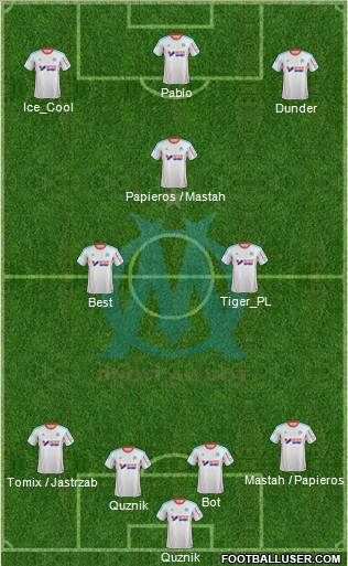 Olympique de Marseille Formation 2012