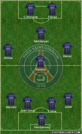 Paris Saint-Germain Formation 2012