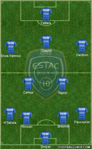 Esperance Sportive Troyes Aube Champagne Formation 2012