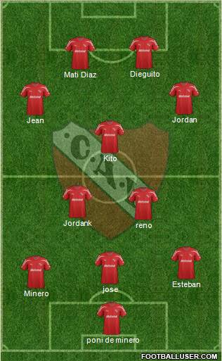 Independiente Formation 2012