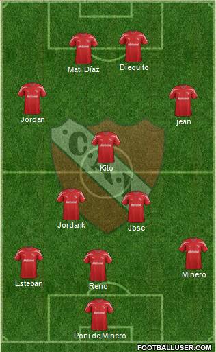 Independiente Formation 2012