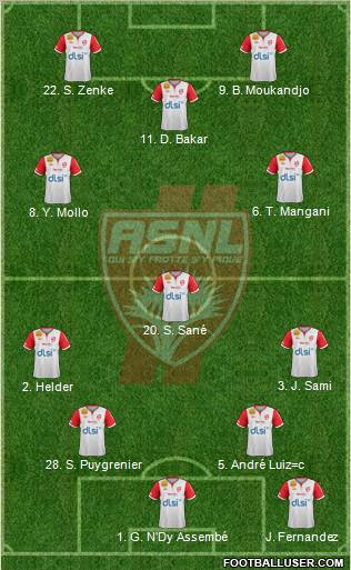 A.S. Nancy Lorraine Formation 2012
