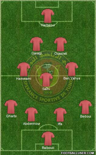 Espérance Sportive de Tunis football formation