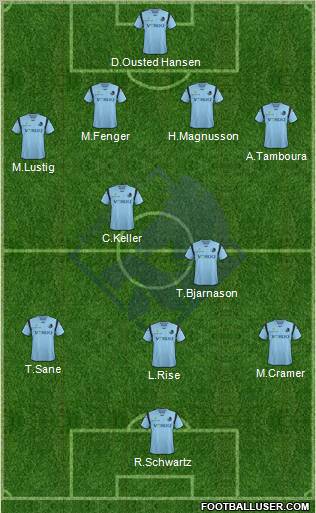 Randers Football Club Formation 2012