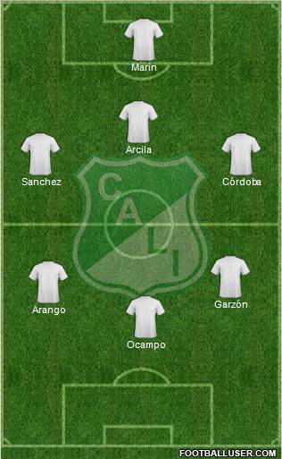 AC Deportivo Cali football formation