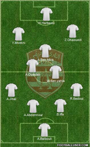 Club Africain Tunis Formation 2012