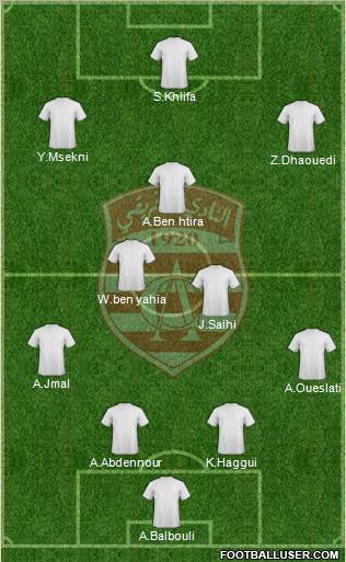 Club Africain Tunis Formation 2012