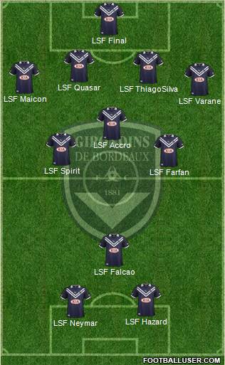 FC Girondins de Bordeaux Formation 2012