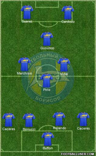 BATE Borisov Formation 2012