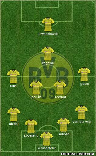 Borussia Dortmund Formation 2012