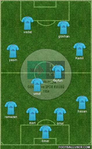 Türk Telekomspor Formation 2012