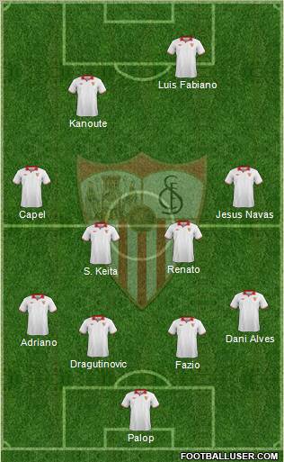Sevilla F.C., S.A.D. Formation 2012