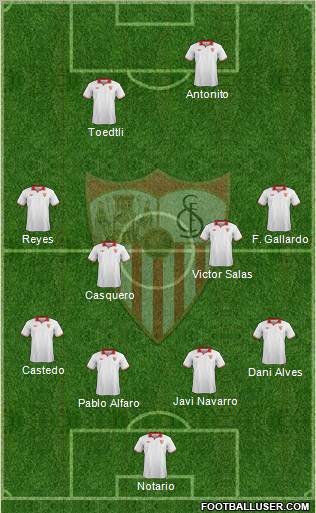 Sevilla F.C., S.A.D. Formation 2012