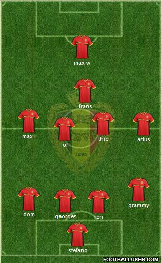Belgium Formation 2012