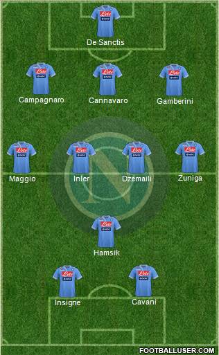 Napoli Formation 2012