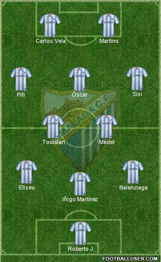 Málaga C.F., S.A.D. Formation 2012