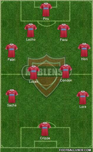 CD Ñublense S.A.D.P. football formation