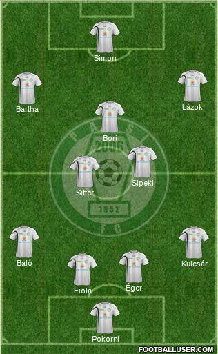 Paksi SE Formation 2012