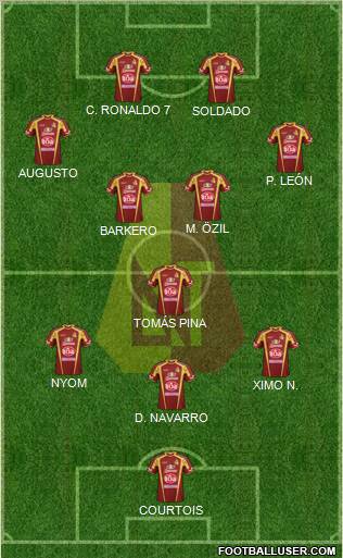 CC Deportes Tolima Formation 2012