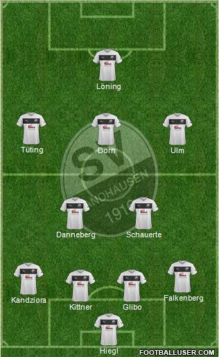 SV Sandhausen Formation 2012