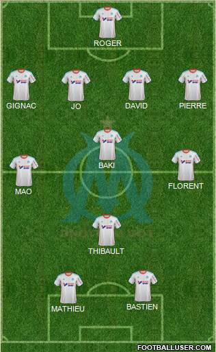 Olympique de Marseille Formation 2012